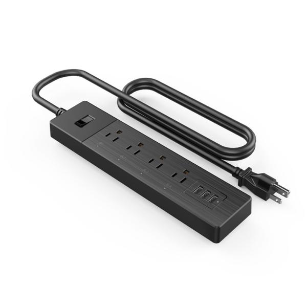 US Type Wifi Intelligent Power Strip Support Google Home / Alexa / Tuya