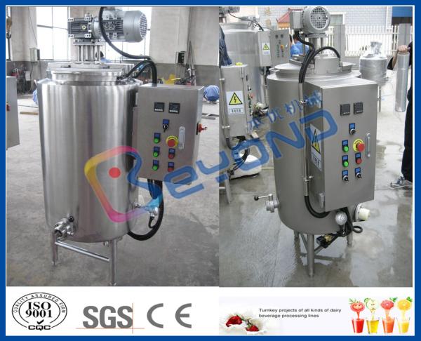 75L 150L 200L 300L Jacketed Stainless Steel Tank , High Efficiency Chocolate Melting Equipment