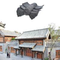Chinês de bloqueio Clay Roof Tiles Traditional Heatproof da construção do estilo de Orientals