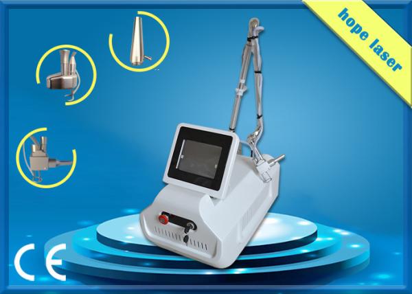 Acne Scar Removal Co2 Fractional Laser Machine 30W 10600 nm 75, 000 W / Cm²