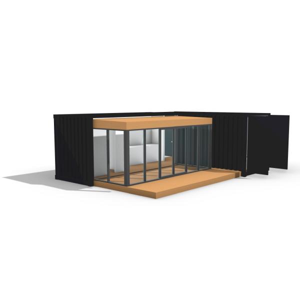 Водоустойчивый портативный живущий дом роскошное подгонянное совмещенное 20GP контейнера