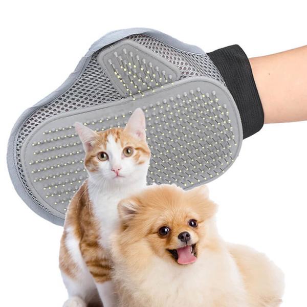 Escova confortável do Pin do pente do gato do cão da luva do animal de estimação para médio/por muito tempo o cabelo