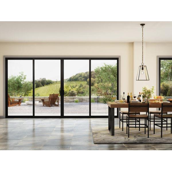 Изолированный алюминиевый стеклянный профиль раздвижной двери подъема ультра ясный