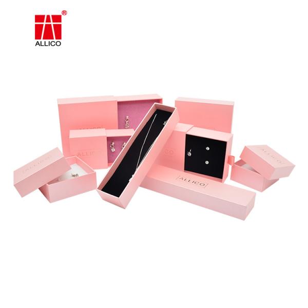 Pendant Necklace 157g C2S Cardboard Jewelry Gift Box Recyclable