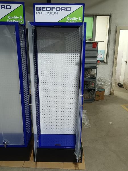 Supermarket Display Case Commercial Display Case Easy Assembly Scratch Resistant