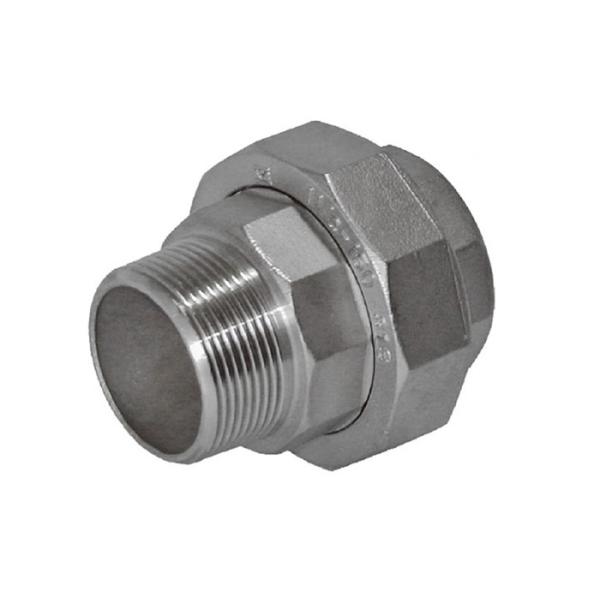 M/F And F/F Threaded Pipe Fittings Stainless Steel Street Unions SS304  BSP  Thread