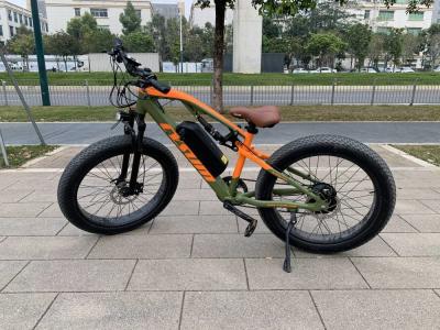 suspensão completa 48v 17Ah CYSUM M999 dos Mountain bike elétricos gordos do pneu 1000w