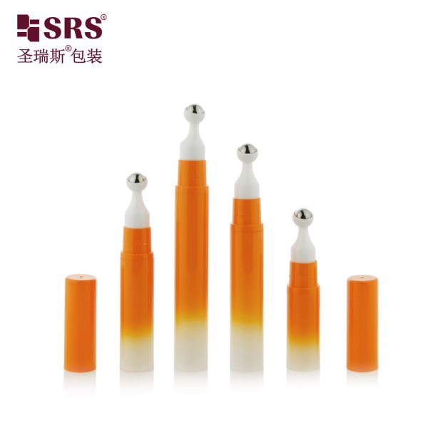 A0031 5ml 10ml 12ml 15ml Refillable Massage Eye Gel Roller Ball Bottle