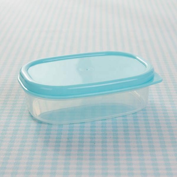 Food Storage Solution Rectangular Transparent BPA Free Plastic Refrigerator Organizer