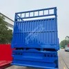 Feichi Fence Semi Trailer 2 Axles 40 Tons Stake Fence Cargo Animal Customizable Semi Trailer Dry Bulk Cargo Semi Trailer