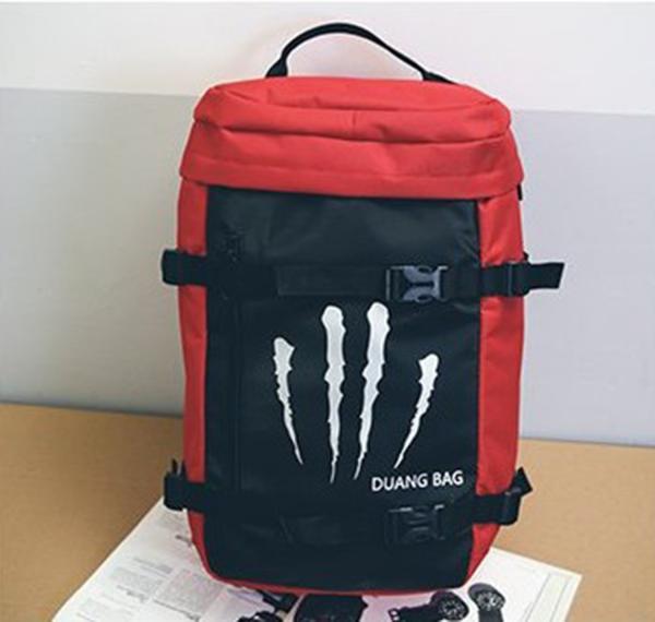 Backpacks male version of the Korean version of fashion personality college students backpack female backpack leisure me