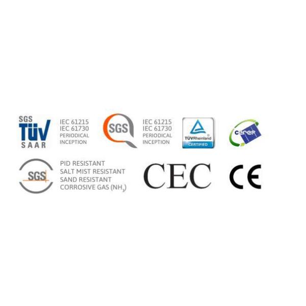 Durable 60 Cell 300 Watt Solar Panel 900 Millimeter Cable Length For Household