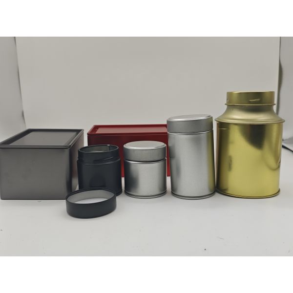 Storage Coffee Gift Box Tin Sugar Cube Square Metal Container for Tea Packing