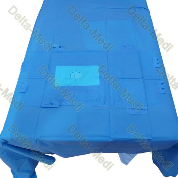 Reinforced SBPP PE Blue Disposable Surgical Packs For Lower Extremity