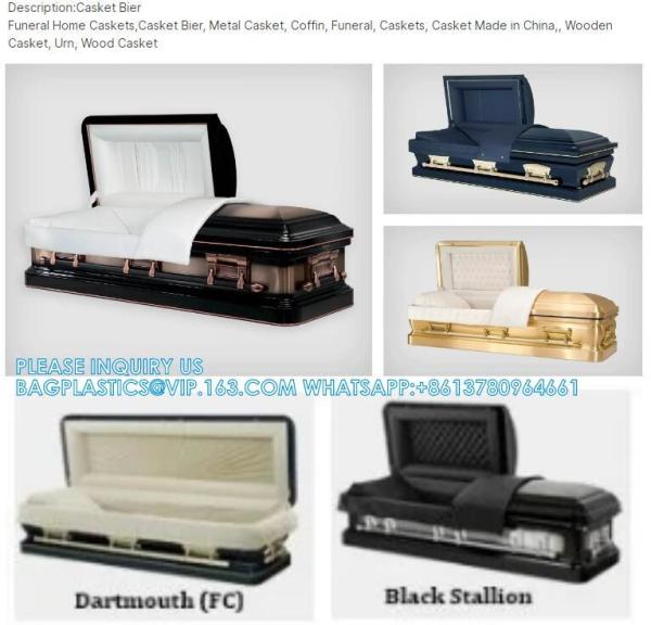 Casket Orion Series Steel Casket (White And Gold) Handcrafted Funeral Casket - White And Gold Finish With White Crepe