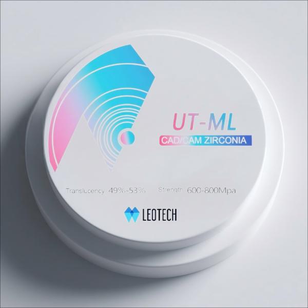 Yttria-Stabilized Zirconia 8-10% 600-800MPa Flexural Strength ISO 6872 Certified Dental CAD/CAM