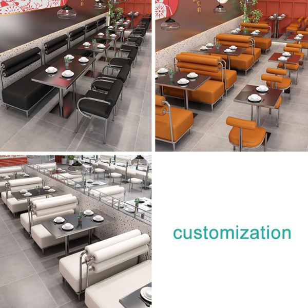 Provide One-stop Service Coffee Shop Interior Design Luxury Cafe Shop Stool and Table Set Craft Retro Barbecue Tables and Chair