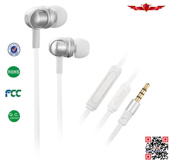 2014 Brazil World Cup Earphones With Mic For Iphone Multi  Color Super Stereo Sound