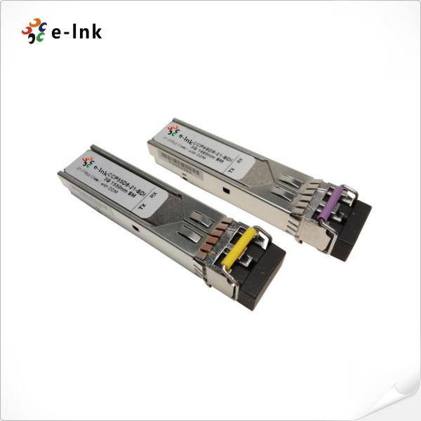Módulo ótico video do transceptor 3G-SDI CWDM 1270~1610nm 40KM Digitas da fibra de SFP