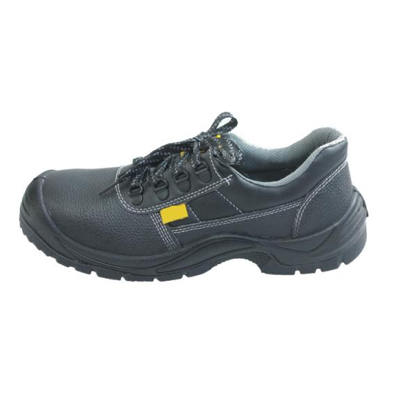 SHENGJIE Black Lace Up Closure PU Injection Safety Shoes For Ultimate Foot Protection Steel Toe