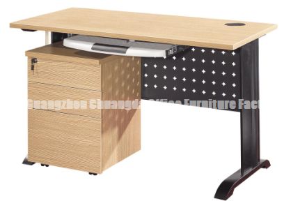 25 mm E2 MFC Table top Office Computer Desks CD-6606 with 2 mm edging