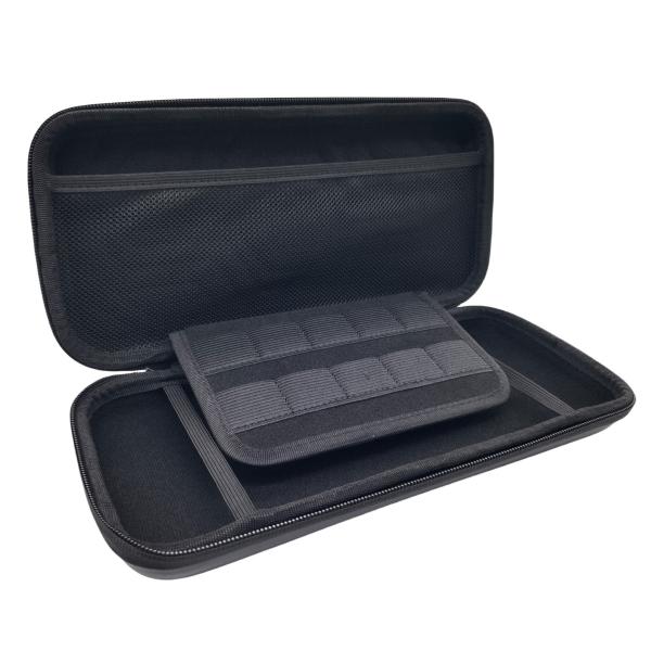 Mech Pattern PU Leather Drop-Resist Hard Carrying Bag for Nintendo Switch 2