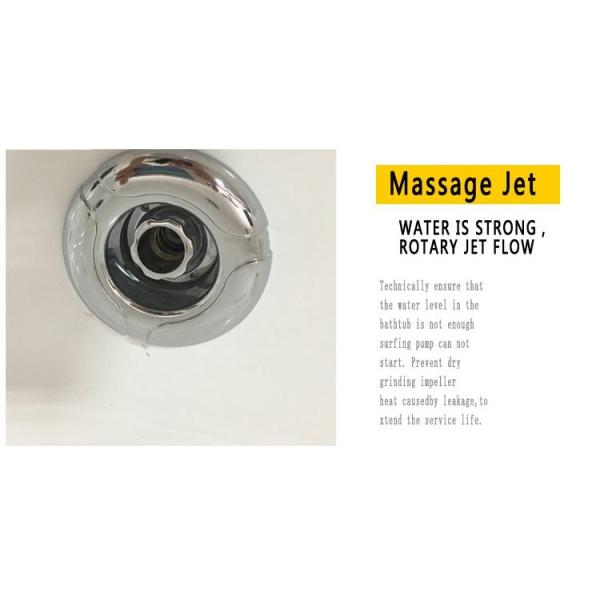 Indoor Bathroom Sanitary Ware Acrylic Spa Hot Tub Surfing Massage Bathtub