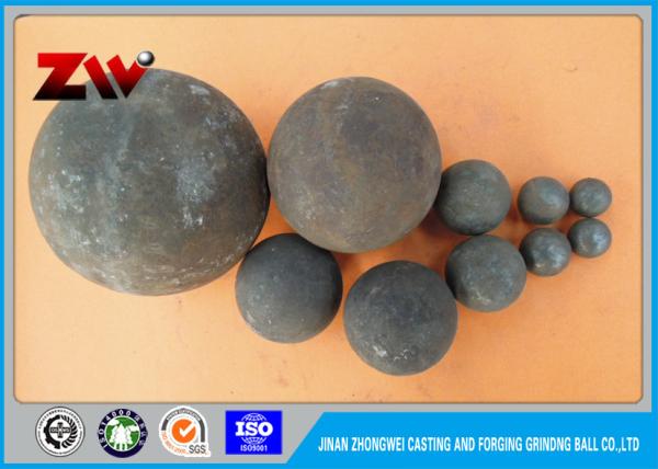 94mm hot rolled forged grinding media steel balls For Mining / Cement Plant
