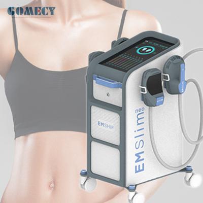 4 Mãos de queima do corpo EMS RF máquina de construção de escultura muscular