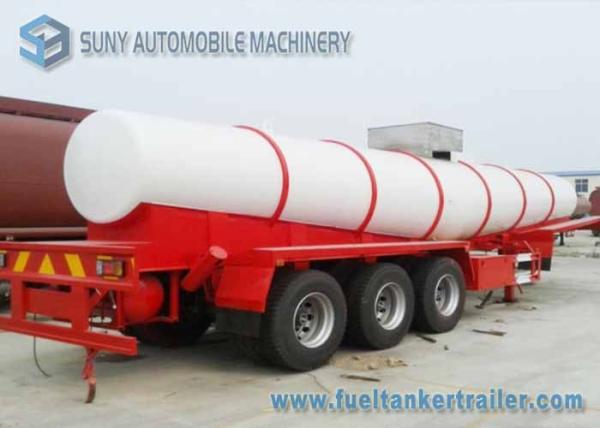 V Shape Chemical Oil Tank Trailer 3 Axles 20000 L Acid Tank Semi Trailer