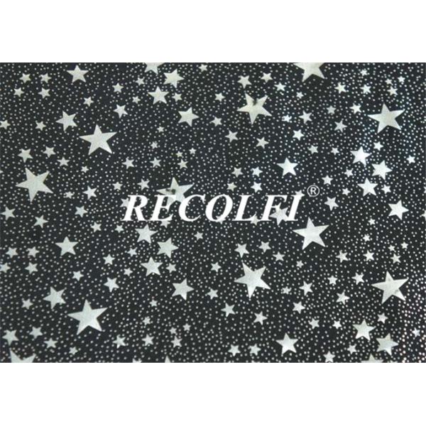 Silver Foil Knit Activewear Nylon Spandex Fabric Moisture Wicking Fast Dry