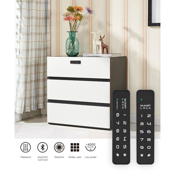 User-Friendly Digital Touch Pad Zinc Alloy Smart Drawer Lock for Gym Lockers