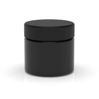 Frascos de vidro concentrado de 1 onça e 2 oz com tampas Cr suaves Frascos de vidro de 3 onças impressão em spray