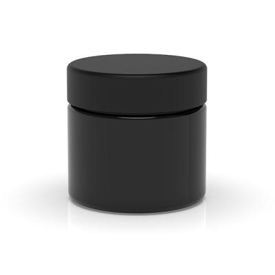Smell Proof 2oz Clear Jar Conteneur à parois droites hermétique