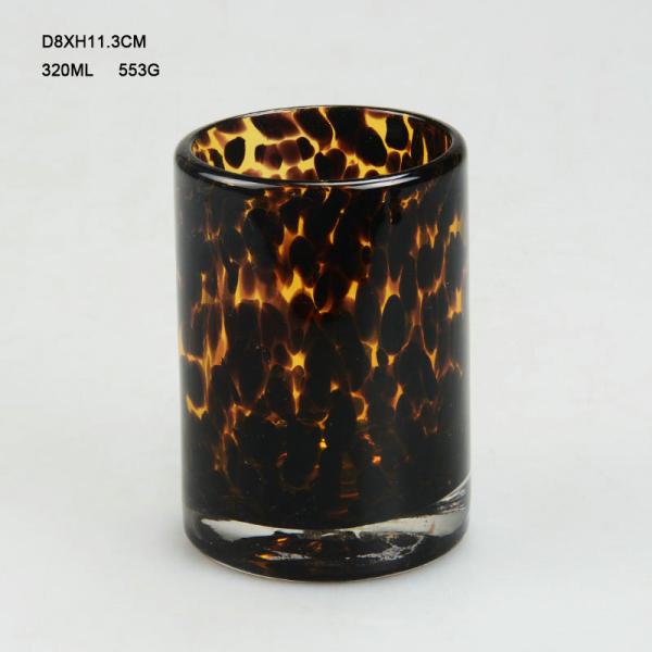 Stylish and Transparent Glass Storage Jar with Colored Plastic Cover 100% Food Safe