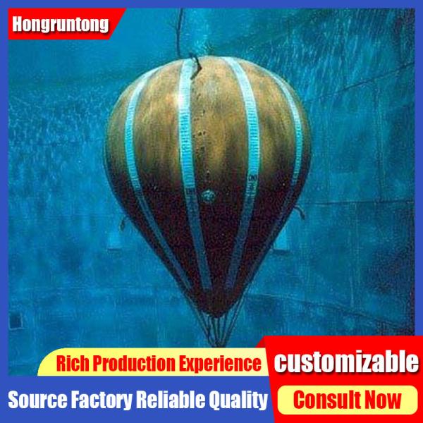 Sacs de levage pneumatiques sous-marins 2,0 m × H2,5 m, œillets de levage conformes à la norme ISO, haute résistance à l'abrasion