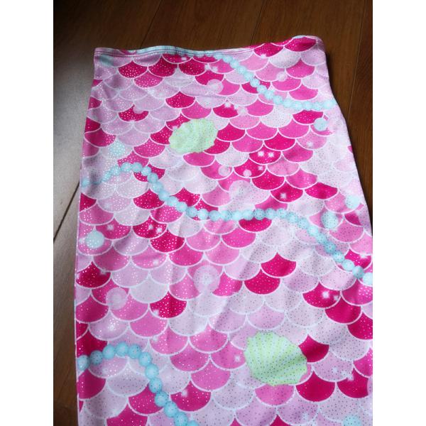 Pink Turquoise Childrens Mermaid Tails , Custom Mermaid Tails Easy Drying