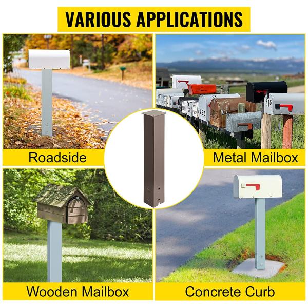 Настраиваемый Q235 стальной почтовый ящик пост стенд порошкообразный для сада и наружного