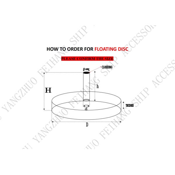 FLOAT DISC FOR BALLAST TANK AIR PIPE HEAD 533HFB-250A
