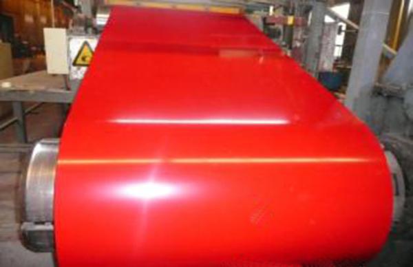 Red Roof Structure Prepainted Galvalume Steel Coil For Roller Shutter Door