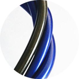ISO9001Certificated DOT FMVSS106 approved 1/8 size racing car and racing motorcycle stainless steel braided  hose