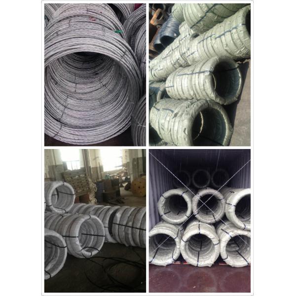 Низкоуглеродистая гальванизированная веревочка провода, цинк покрыла стальной провод для парников