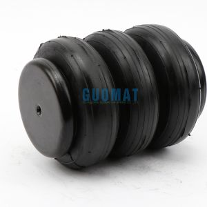 Airsustech 3B2400 Air Spring Shocks Rubber Triple Convoluted With Air Inlet 1