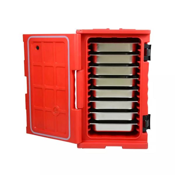 Rotomolding Plastic Insulated Food Pan Carrier Hot Cold Holding 120L