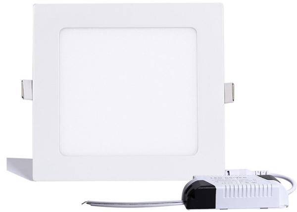 Ultra Thin Drop 6W LED Flat Panel Light Fixture Square SMD2835 With Acrylic Cover