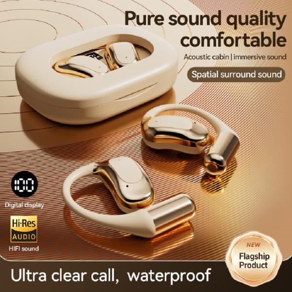 Wireless Earphones Support A2DP AVRCP And HFP Protocols F13 Copper Ring Speakers White Black Or Complexion