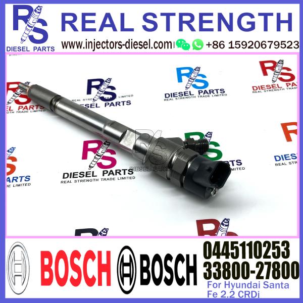 Injetor de combustível diesel 0445110253 0445110254 para Hyundai Santa Fe 2,2 CRDi