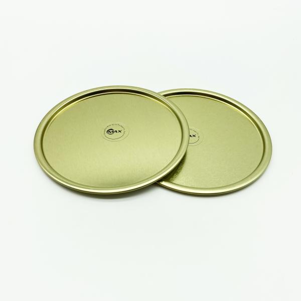 Food Cans Standard Bottoms lids, Customized Colors BPA FREE, Round shape Flat lids