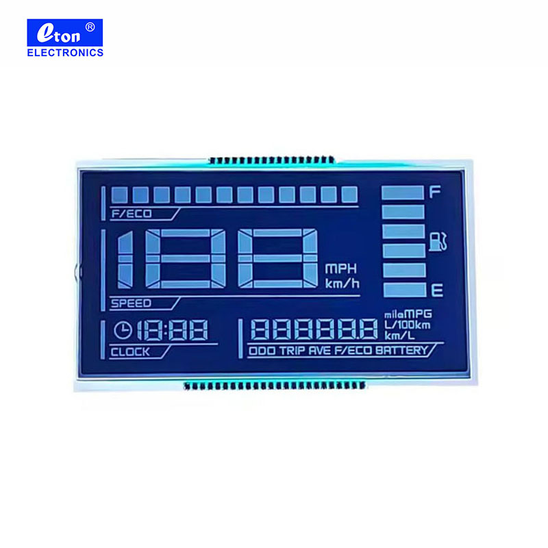 Factory New Customized Motorcycle Speedometer High Quality HTN Negative  5.0V Speedometer Lcd VA Display