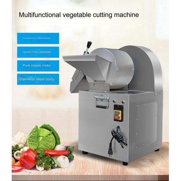 Commercial Vegetable Dicer with 300KG/H Capacity and 1-10mm Thickness Adjustment